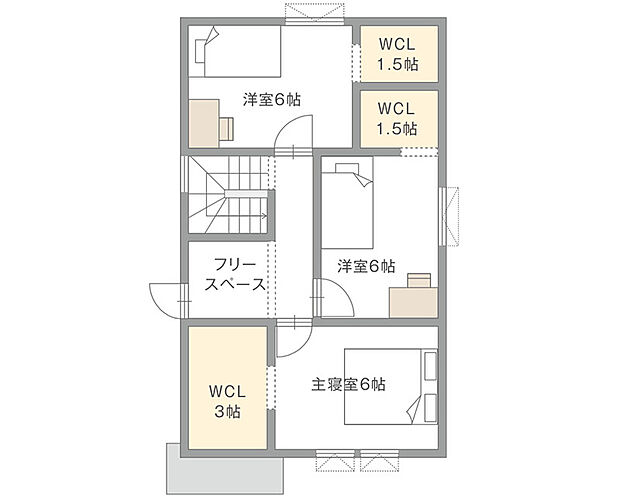 【【建物プラン例】】建物面積:100.75m2
建物価格:2020万円
※杭工事、分水工事、諸費用別途
※設計プランの参考一例であって、当該プランの採用可否は任意です。