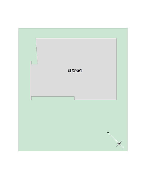 【4LDK】敷地面積は約71坪とゆとりある広さ。車種により2台分のカースペースを確保しています。