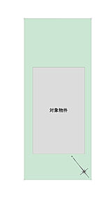 土地面積は約38坪。車種により3台分のカースペースを確保したゆとりある整形地です。 