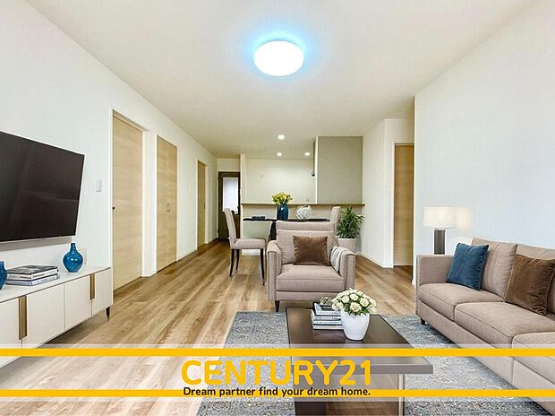 ※家具・CG加工はイメージです。販売価格等には含まれません。
■■憩いのリビング■■
リビングとダイニングの空間機能を活かし、巧みに使い分ける発想が、ライフスタイルに新しいゆとりをもたらします。