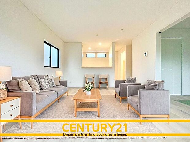 ※家具・CG加工はイメージです。販売価格等には含まれません。
■■憩いのリビング■■
リビングとダイニングの空間機能を活かし、巧みに使い分ける発想が、ライフスタイルに新しいゆとりをもたらします。