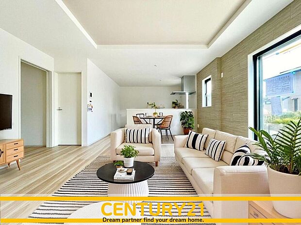 ※家具・CG加工はイメージです。販売価格等には含まれません。
■■憩いのリビング■■
リビングとダイニングの空間機能を活かし、巧みに使い分ける発想が、ライフスタイルに新しいゆとりをもたらします。