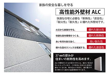高性能外壁材ALC