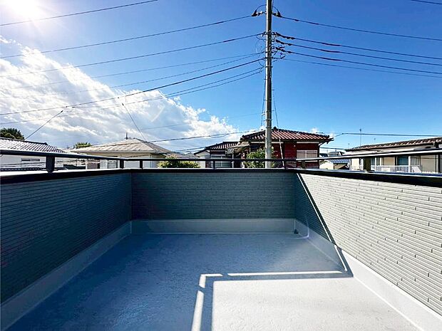 【バルコニー】風通しの良いバルコニー