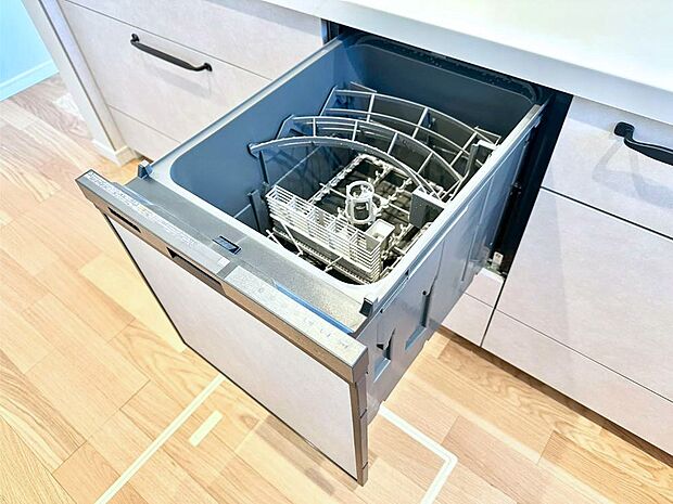 【食洗機】面倒なお片づけは食洗機にお任せ!家事の負担が減って、時間にも気持ちにもゆとりができます。