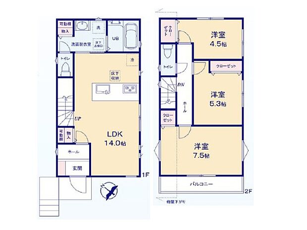 A号棟（5680万円）