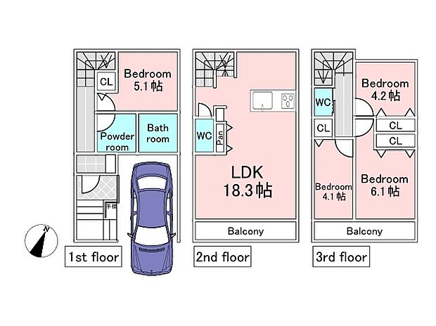 【D号棟参考プラン】建物込5780万円、土地面積60.56m2、建物面積89.41m2
期間限定!建物フリープランに付き、お客様のご要望をお聞かせください!