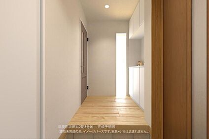【完成予想図(3号地)/玄関】