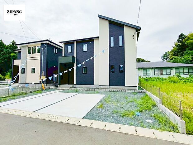 【現地外観写真】現地完成済みですので即日見学可能です♪周辺物件とともにご紹介させていただきますのでお気軽にお問い合わせください!