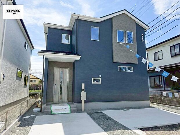 【現地外観写真】現地完成済みですので即日見学可能です♪周辺物件とともにご紹介させていただきますのでお気軽にお問い合わせください!