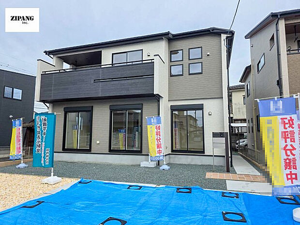 【現地外観写真】現地完成済みですので即日見学可能です♪周辺物件とともにご紹介させていただきますのでお気軽にお問い合わせください！ 