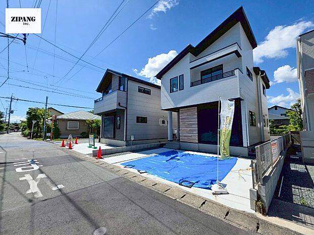 【現地外観写真】現地完成済みですので即日見学可能です♪周辺物件とともにご紹介させていただきますのでお気軽にお問い合わせください!