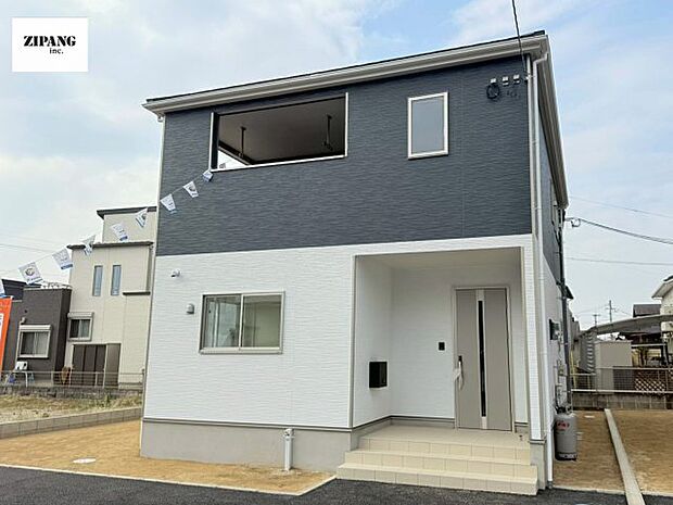 【現地外観写真】現地完成済みですので即日見学可能です♪周辺物件とともにご紹介させていただきますのでお気軽にお問い合わせください!