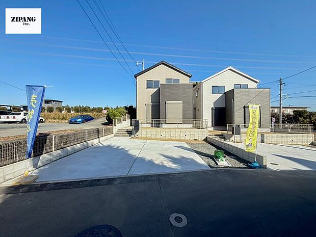 【現地外観写真】現地完成済みですので即日見学可能です♪周辺物件とともにご紹介させていただきますのでお気軽にお問い合わせください！ 