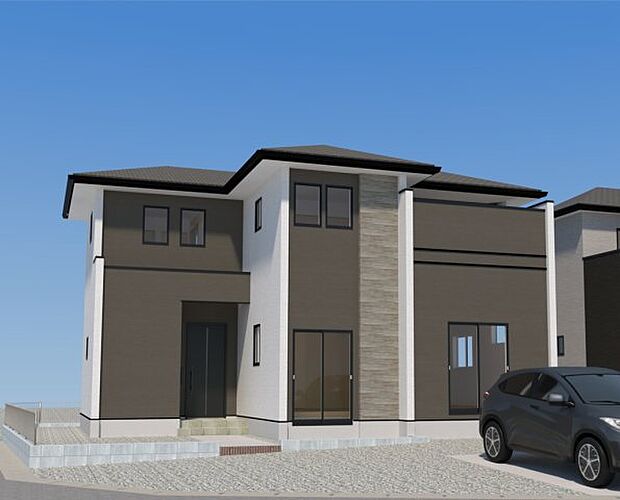 【現地外観写真】ただいま建築中です♪周辺物件とともにご紹介させていただきますのでお気軽にお問い合わせください。（画像は完成イメージです） 