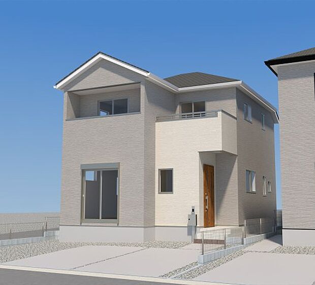 【現地外観写真】ただいま建築中です♪周辺物件とともにご紹介させていただきますのでお気軽にお問い合わせください。（外観は完成イメージです） 