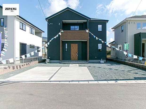 【現地外観写真】現地完成済みですので即日見学可能です♪周辺物件とともにご紹介させていただきますのでお気軽にお問い合わせください♪