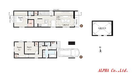暮らし易さが伝わる2階建のお家になります。南間口が広く、温かい陽光が室内にサンサンと降り注ぎます。快適な暮らしをお約束いたします。 