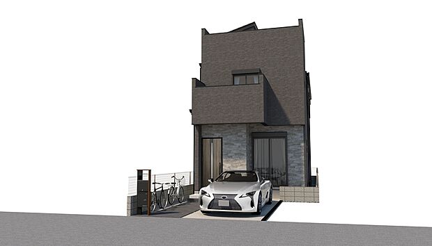 蕨市中央IV　A号棟外観完成予想図