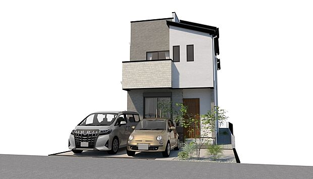 【B号棟完成イメージ】