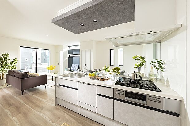 【LIXIL　キッチン　ES】モデルハウス（イメージ写真）