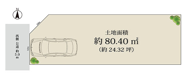 ◆間取図◆
土地面積：80.40ｍ2