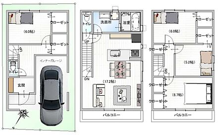 参考プラン土地建物セット価格4580万円 
