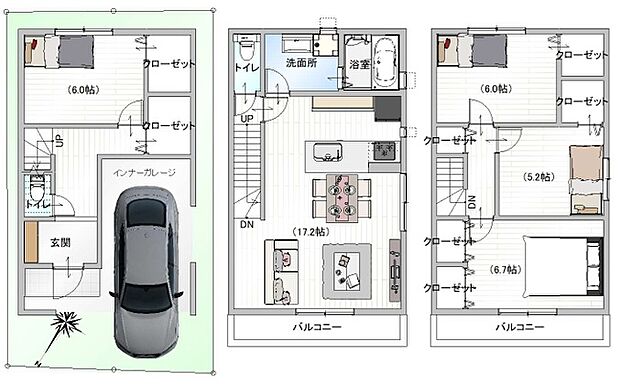 参考プラン土地建物セット価格4580万円