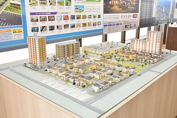 ディアランドインフォメーションプラザでは縮尺1/150の精巧な模型がご覧いただけます