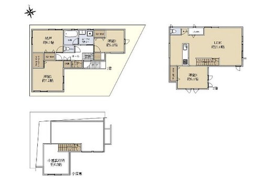 1号棟間取り図