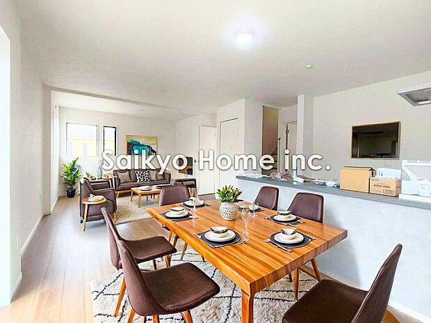 リビング※家具等はCG加工しております