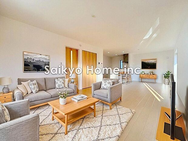 リビング※家具等はCG加工しております。