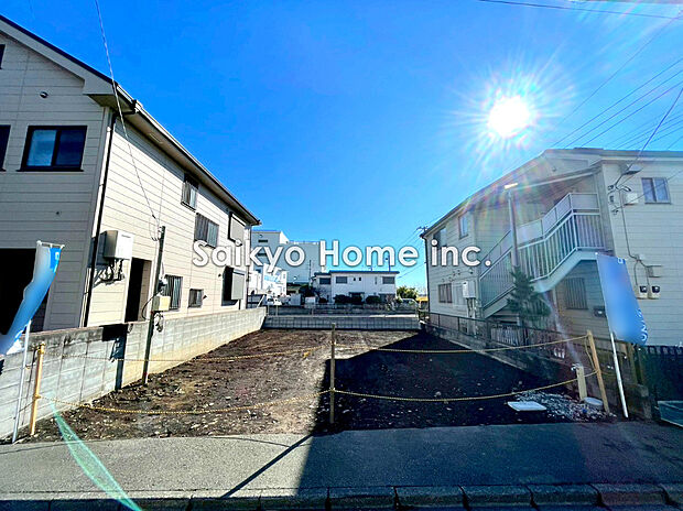 【現地外観】子育てグリーン住宅支援事業対象物件!のびのび育って欲しいから、ゆったりとした新築戸建てはいかがですか?