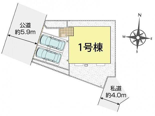 船橋市大穴北3丁目1棟 区画図