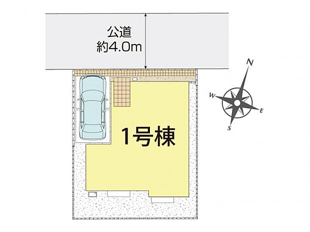 千葉市花見川区長作台1丁目1棟 区画図