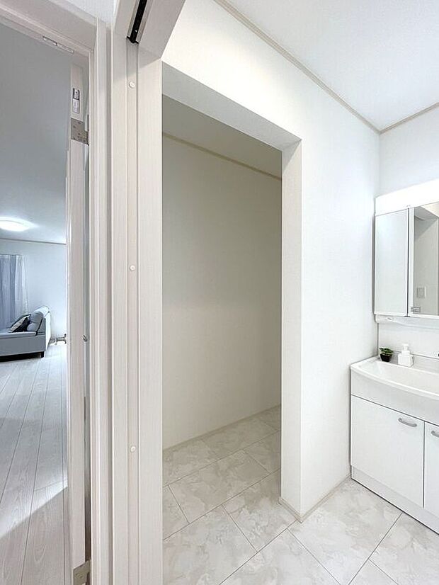 【収納】☆ランドリースペース☆パジャマやタオルの収納に便利にお使いいただけます♪