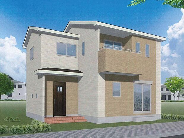 【外観パース図】☆D号棟・完成予想図☆