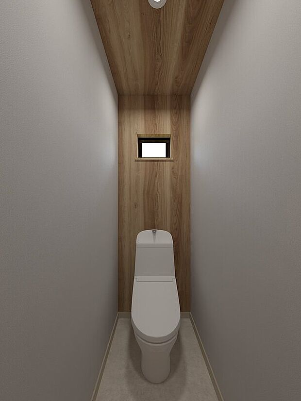 【【2号棟・トイレパース】】トイレは1階と2階の2か所あるので、
朝の忙しい時間帯や来客時にも気兼ねなく使えます◎