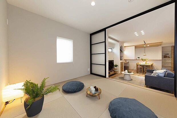 【【和室/当社施工例】】ご家族みんなで足を伸ばして寛げる和室。客間やお子様のお昼寝スペースとしても◎