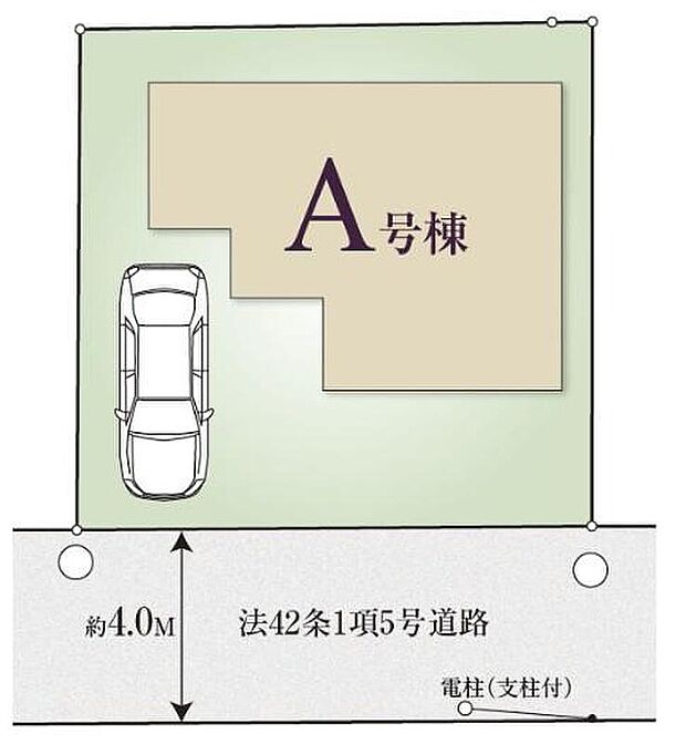 カースペース完備！人気の低層住居専用地域は落ち着いた住環境です。交通量も少ないので、小さなお子様にも安心♪