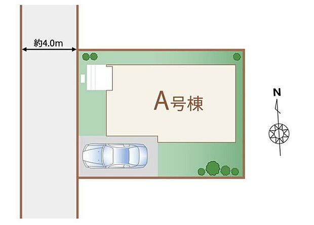 【全体区画図】小学校まで徒歩7分でお子様の通学も安心◎周辺にお買物施設が揃い利便性の高いお住まいです☆