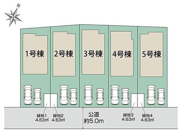 【全体区画図】西武池袋線「清瀬」駅まで徒歩13分♪