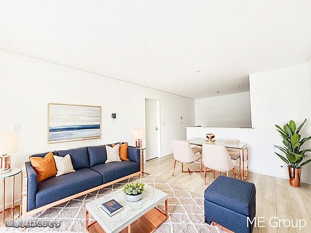 ■心落ち着く場所、ゆったり過ごせるリビング