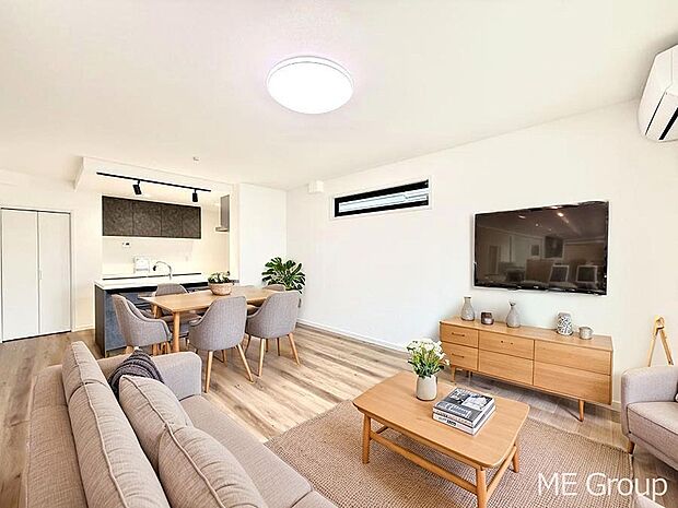 ■くつろぎと笑顔が集まる、心温まるリビング