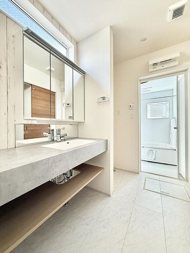 ■お洒落で清潔感のある洗面所