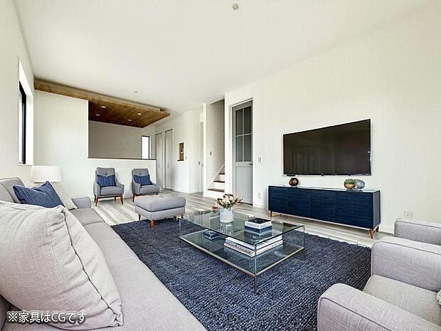 広々とした開放感あふれるリビングです