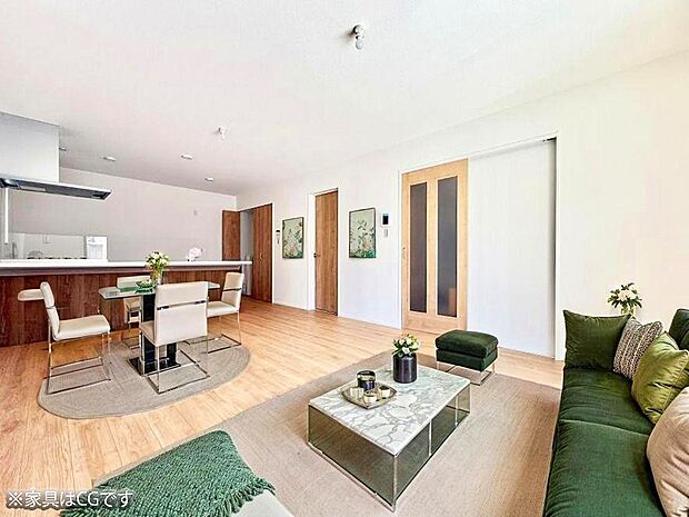 いつの間にか家族が集まっちゃうそんなリビングいいですよね