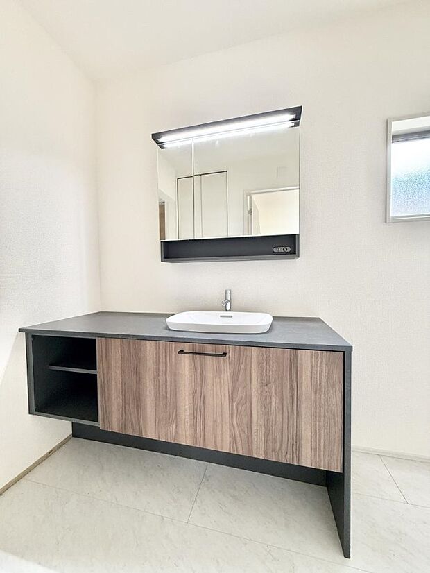 ■お洒落で清潔感のある洗面所