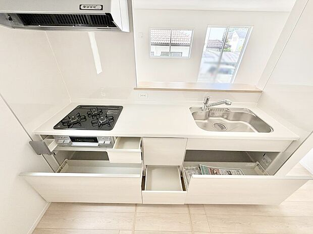 【キッチン】■アイデア広がる、クリエイティブな料理空間