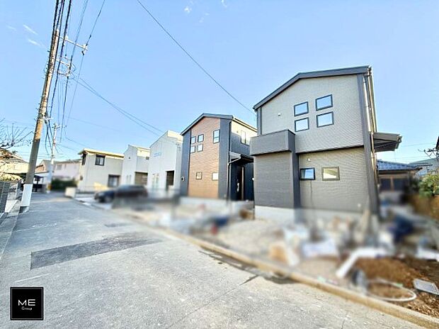 【前面道路含む現地写真】■新しい住まい、街の新しい風景